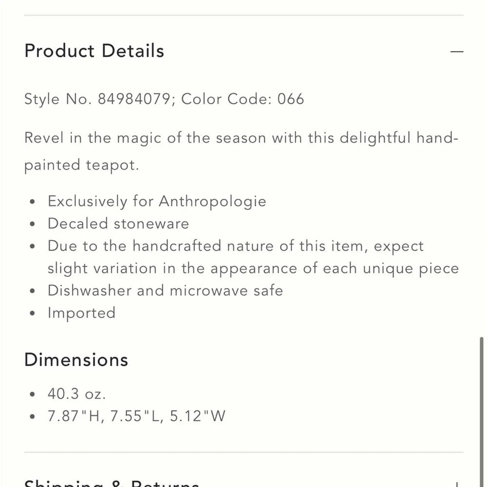 Anthropologie Chalet Village Holiday Christmas House Teapot & Two Mugs Set - Picture 4 of 10